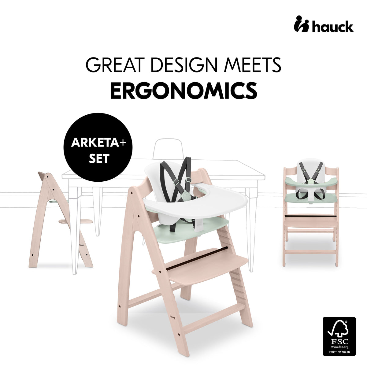 Arketa+ Set Whitewashed Mint