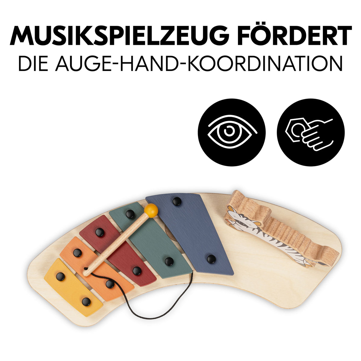 Alpha Play Music Set - Zebra - White