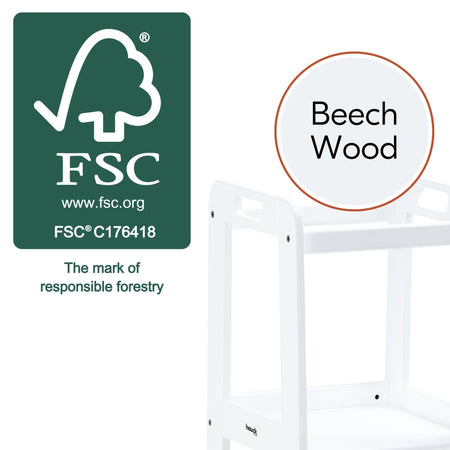 Made of robust wood