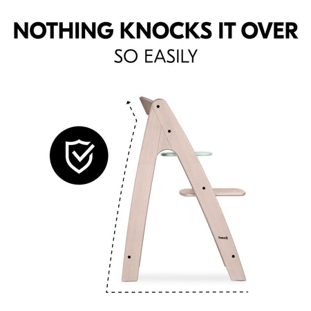 Nothing knocks it over so easily