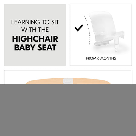 Learning to sit with the Highchair Baby Seat