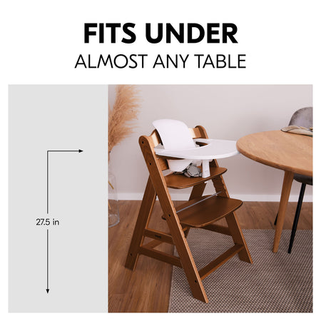 Fits under almost any table