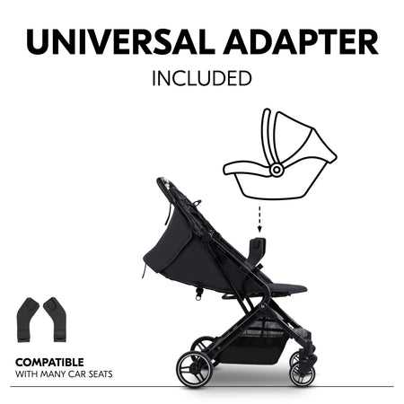 Car seat adapter included